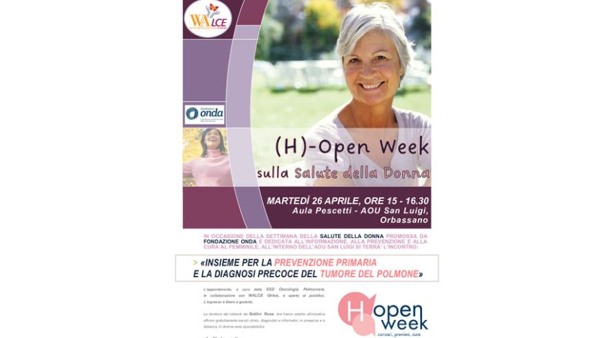 open week salute donna