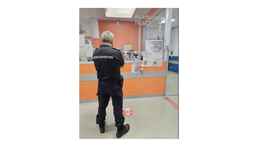 Servizio vigilanza armata al Pronto Soccorso