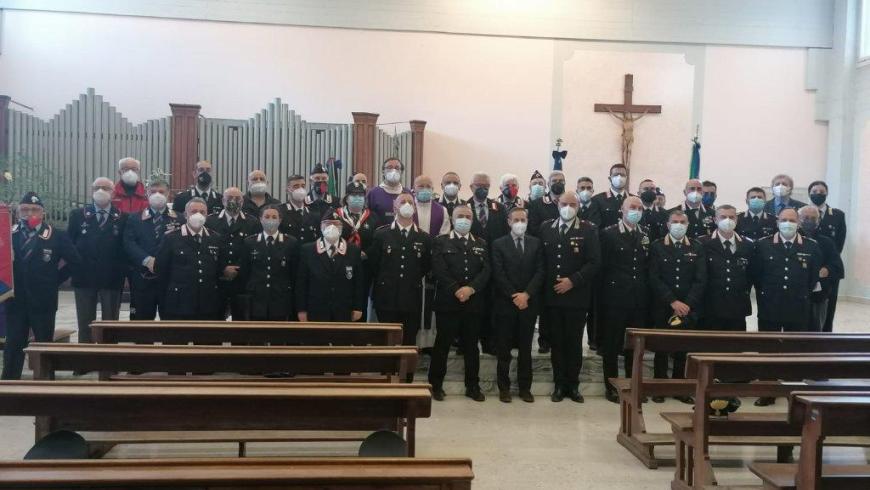 Messa di Pasqua dei carabinieri al San Luigi vicino ai malati
